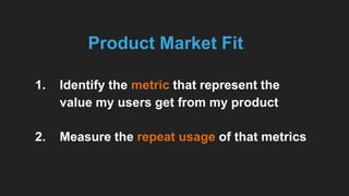 Rick Rasmussen - Product market fit