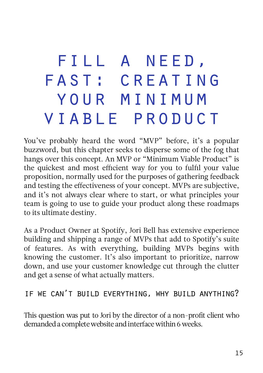 Product Mindset page 20