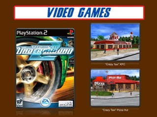 “Crazy Taxi” KFC




“Crazy Taxi” Pizza Hut
 