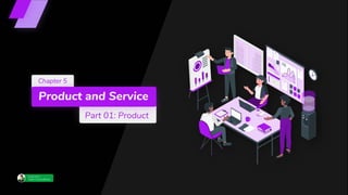 Product and Service
Chapter 5
Part 01: Product
Designed By
Tasin Chowdhury
 
