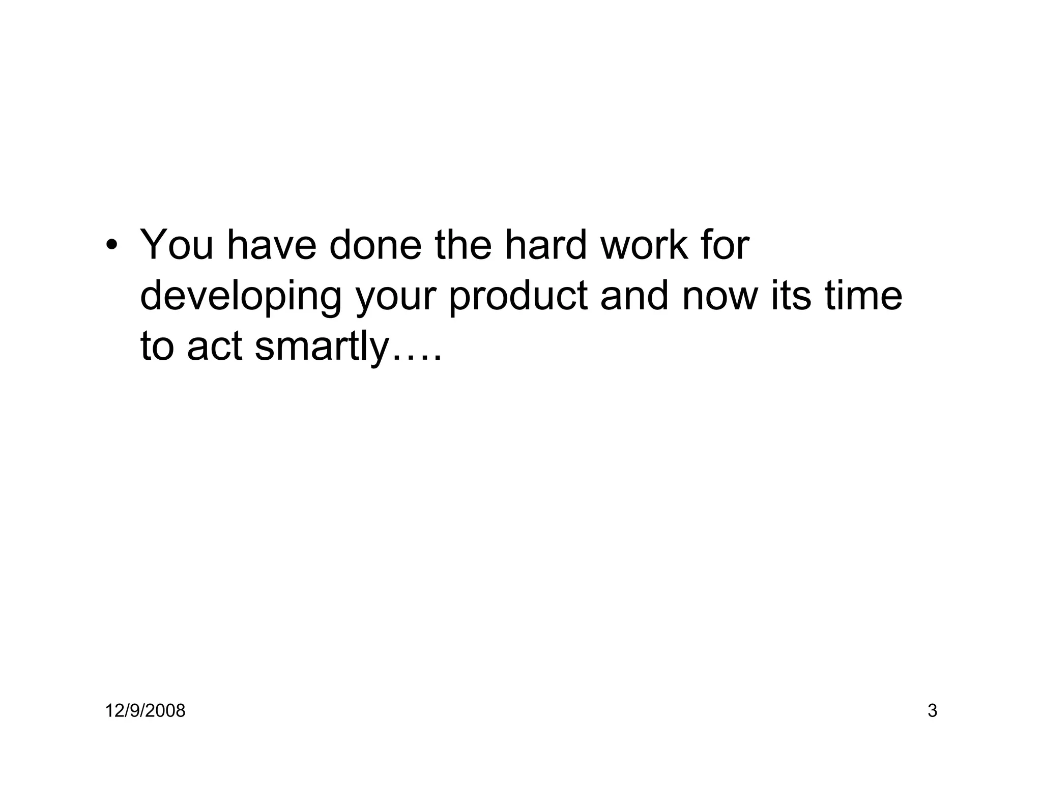 Product Repositioning