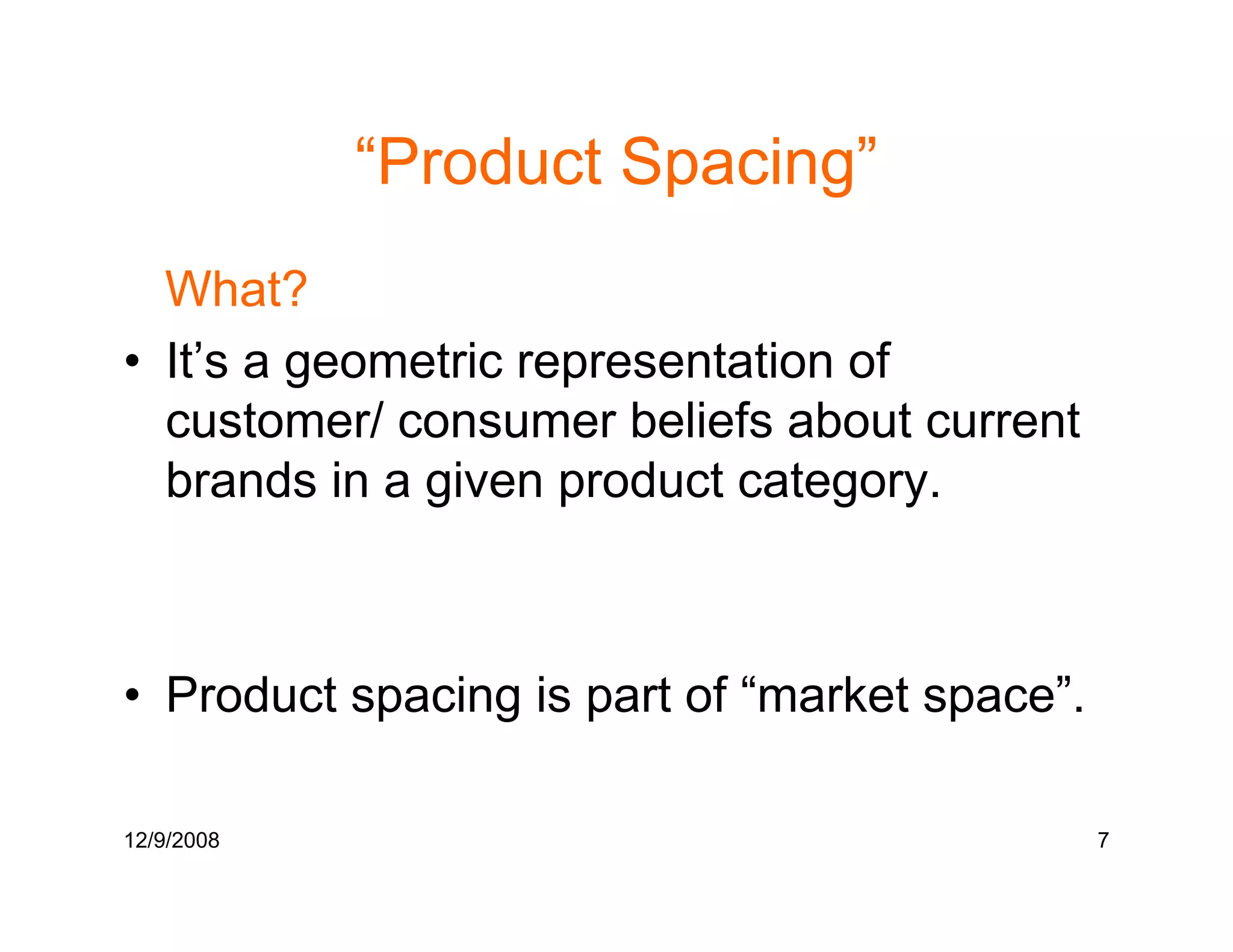 Product Repositioning