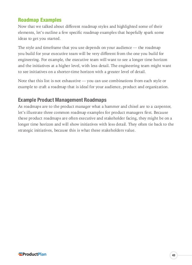 product roadmap guide by product plan