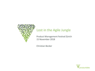 Lost in the Agile Jungle
Product Management Festival Zürich
15 November 2018
Christian Becker
 