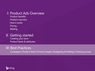 Introducing Product Ads for Bing Ads | PDF
