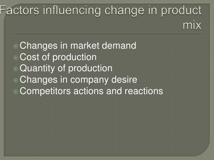 Product mix strategies trading up and trading down