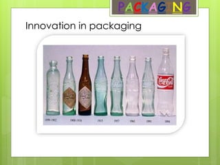 PACKAGING
Innovation in packaging
 