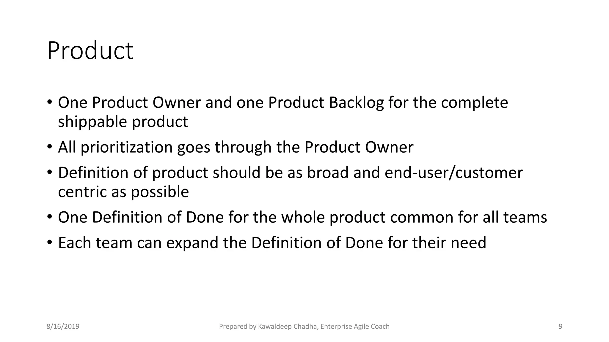 Product based software delivery ppt