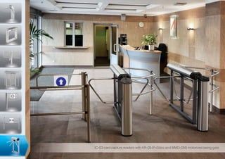 Turnsitle Railing Turnstiles and IP-stiles. PERCo Booklet | PPT
