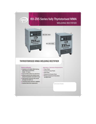 Product brochure of rd zx5 series 7