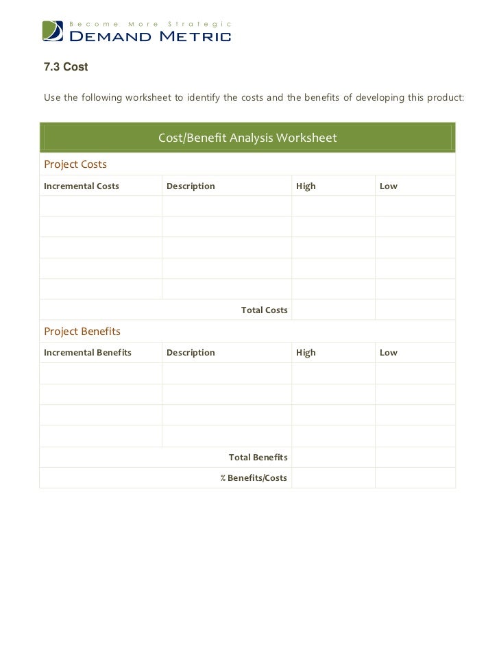product business case template new product analysis template