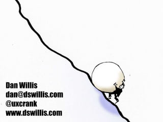 Dan Willis
dan@dswillis.com
@uxcrank
www.dswillis.com
 