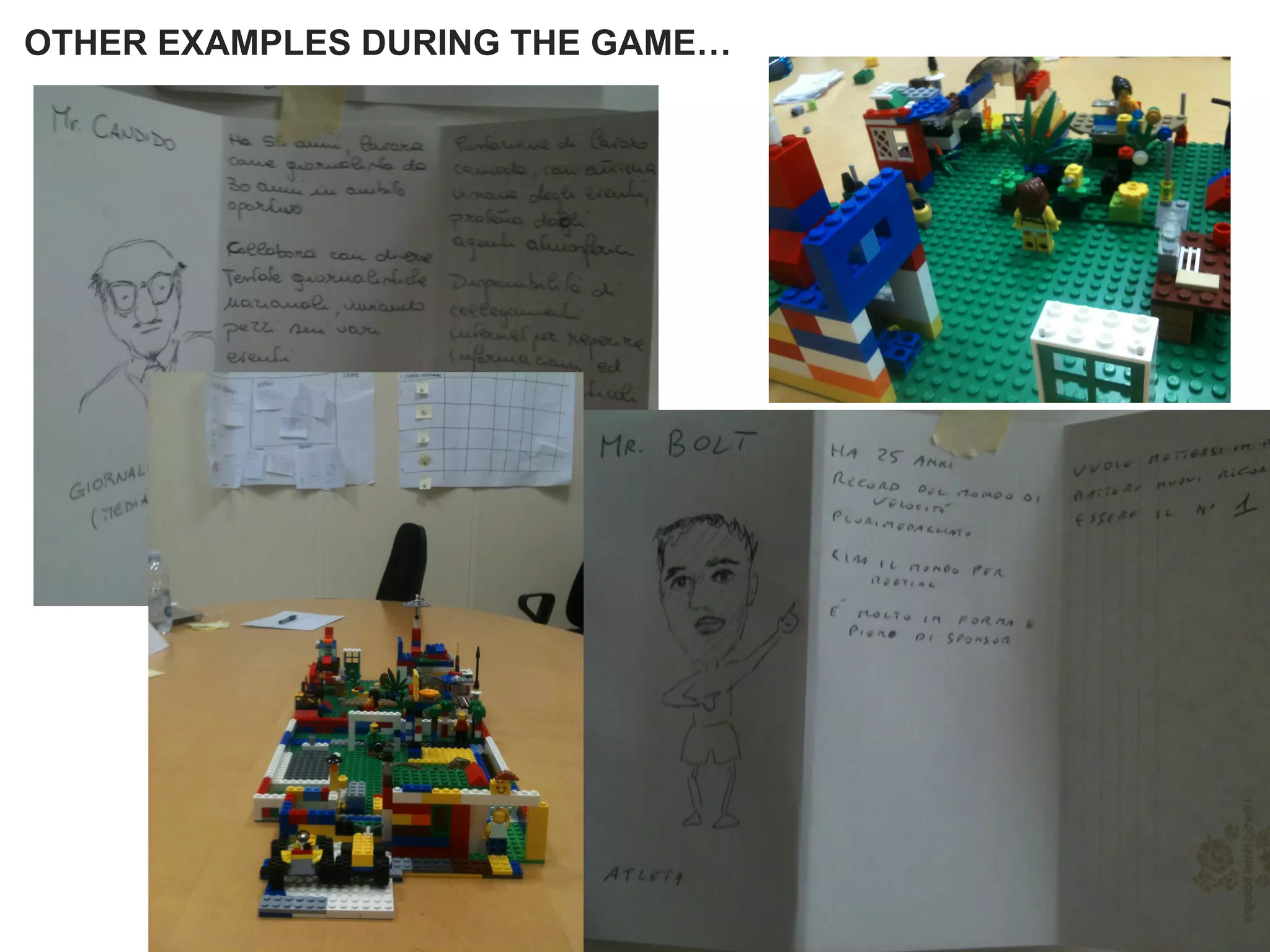 OTHER EXAMPLES DURING THE GAME…
 