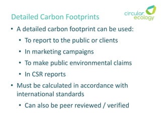 Customer Carbon Example Product carbon footprinting for manufacturers and suppliers | PDF