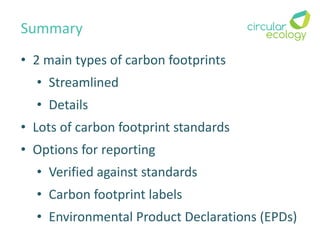 Product carbon footprinting for manufacturers and suppliers | PDF