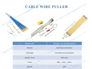 Product Catalog Presentation of Cable Accessory | PDF