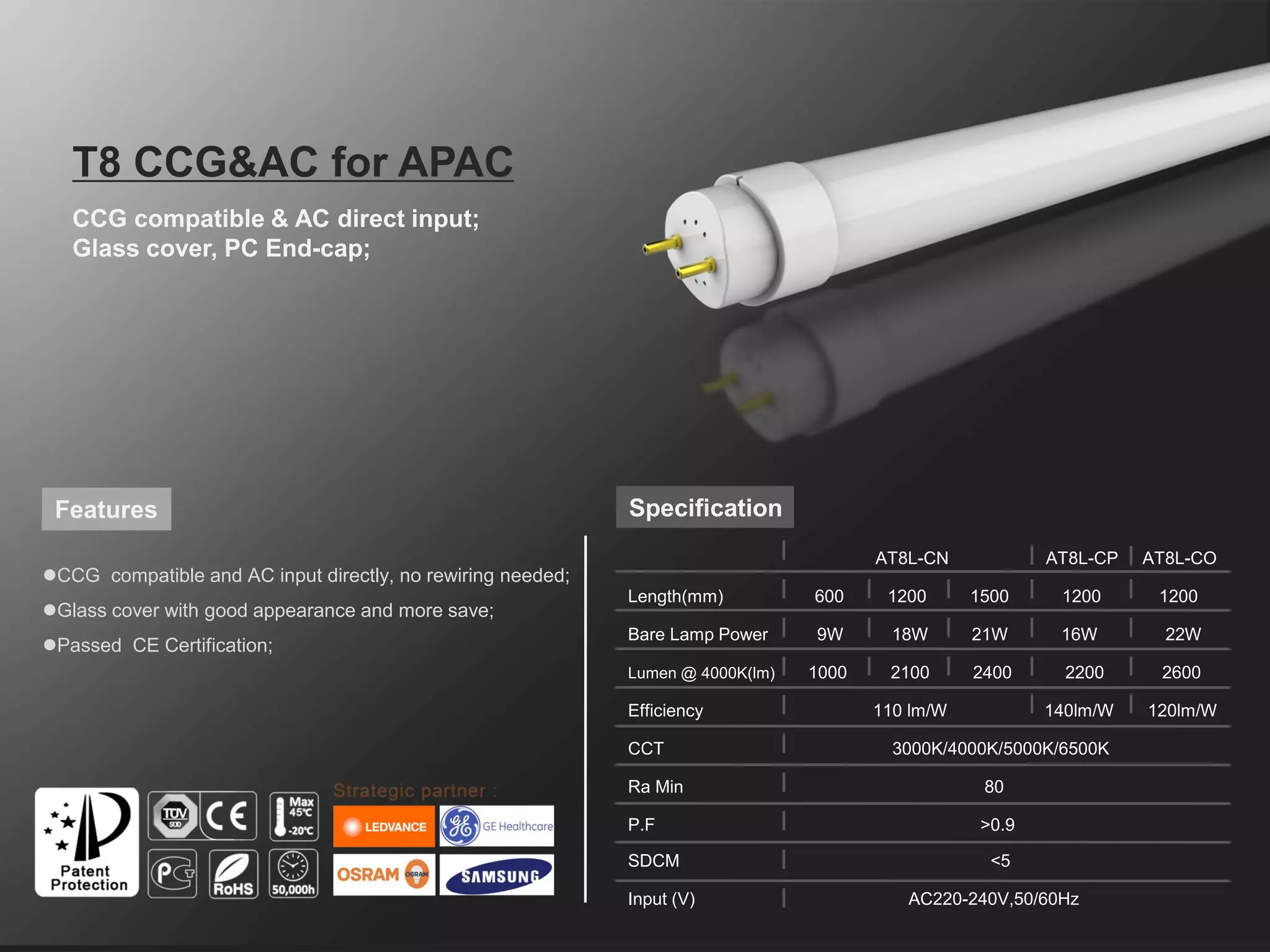 Product catalog of led tube light | PDF
