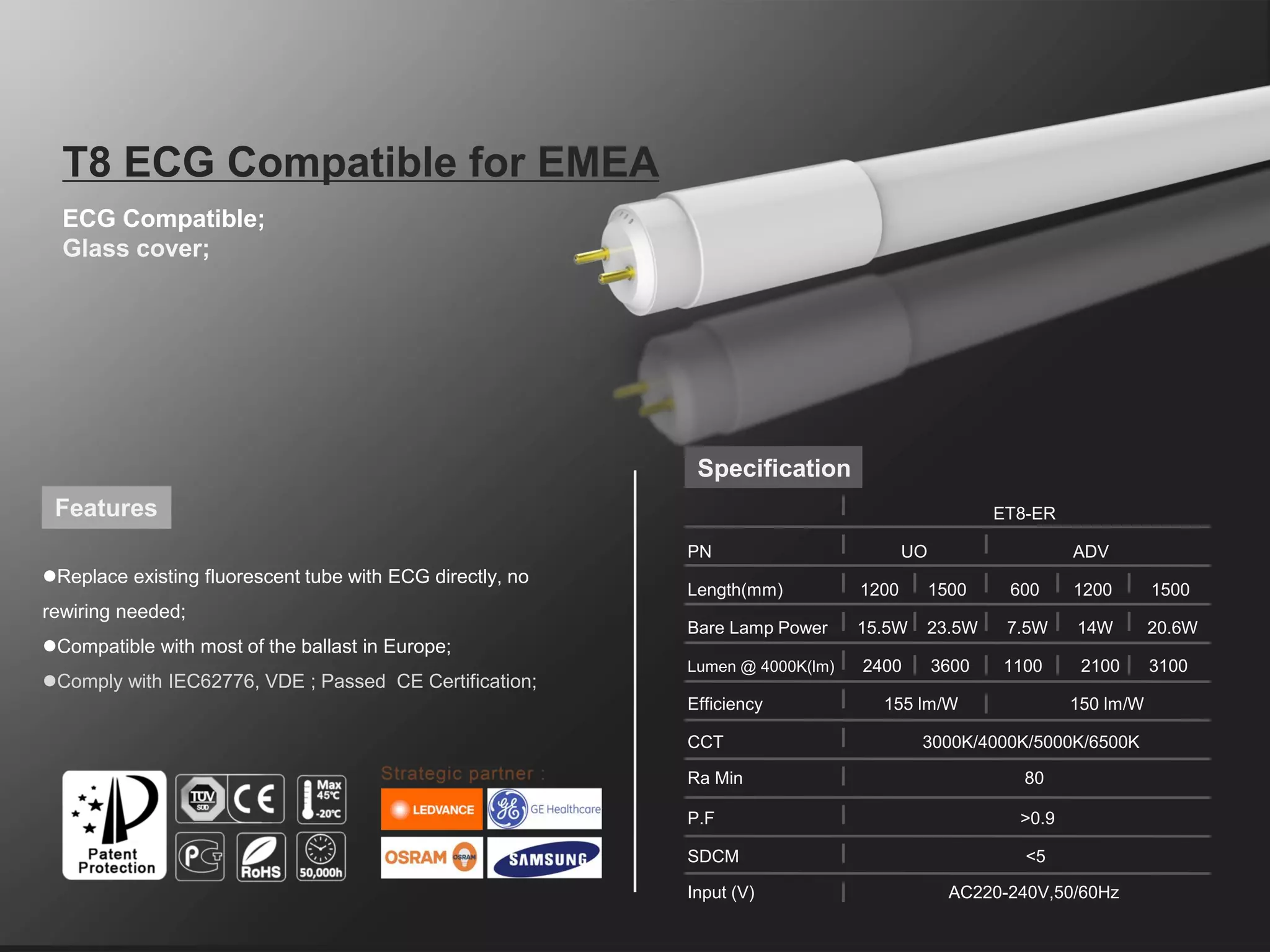 Product catalog of led tube lights | PDF