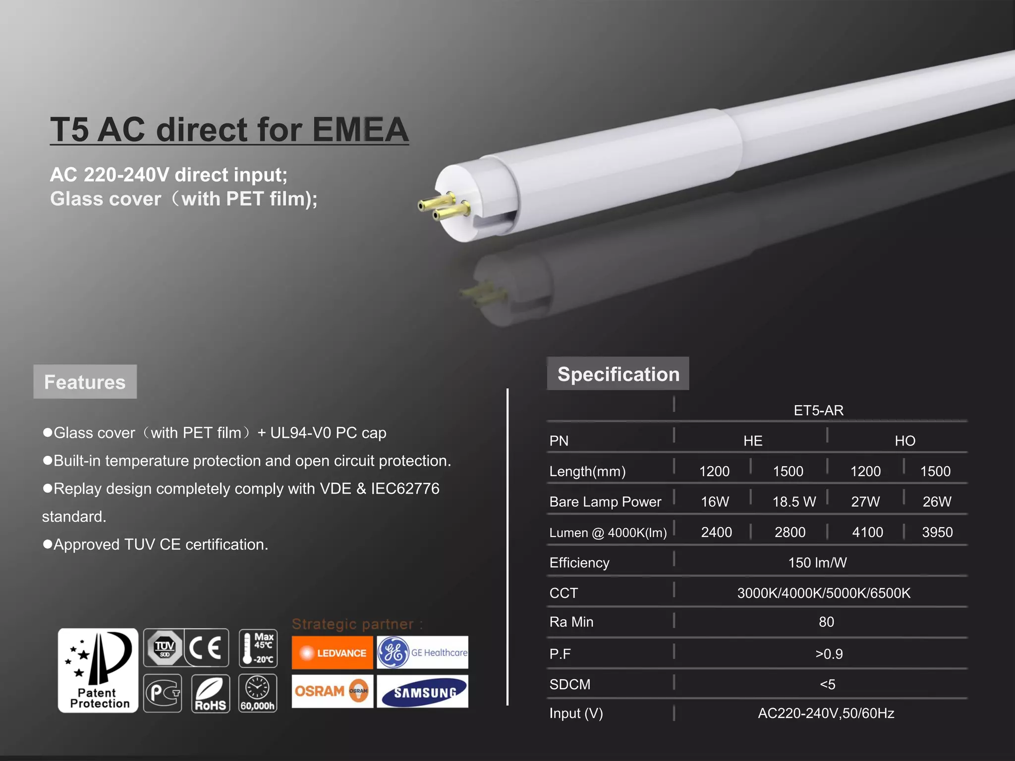 Product catalog of led tube lights | PDF