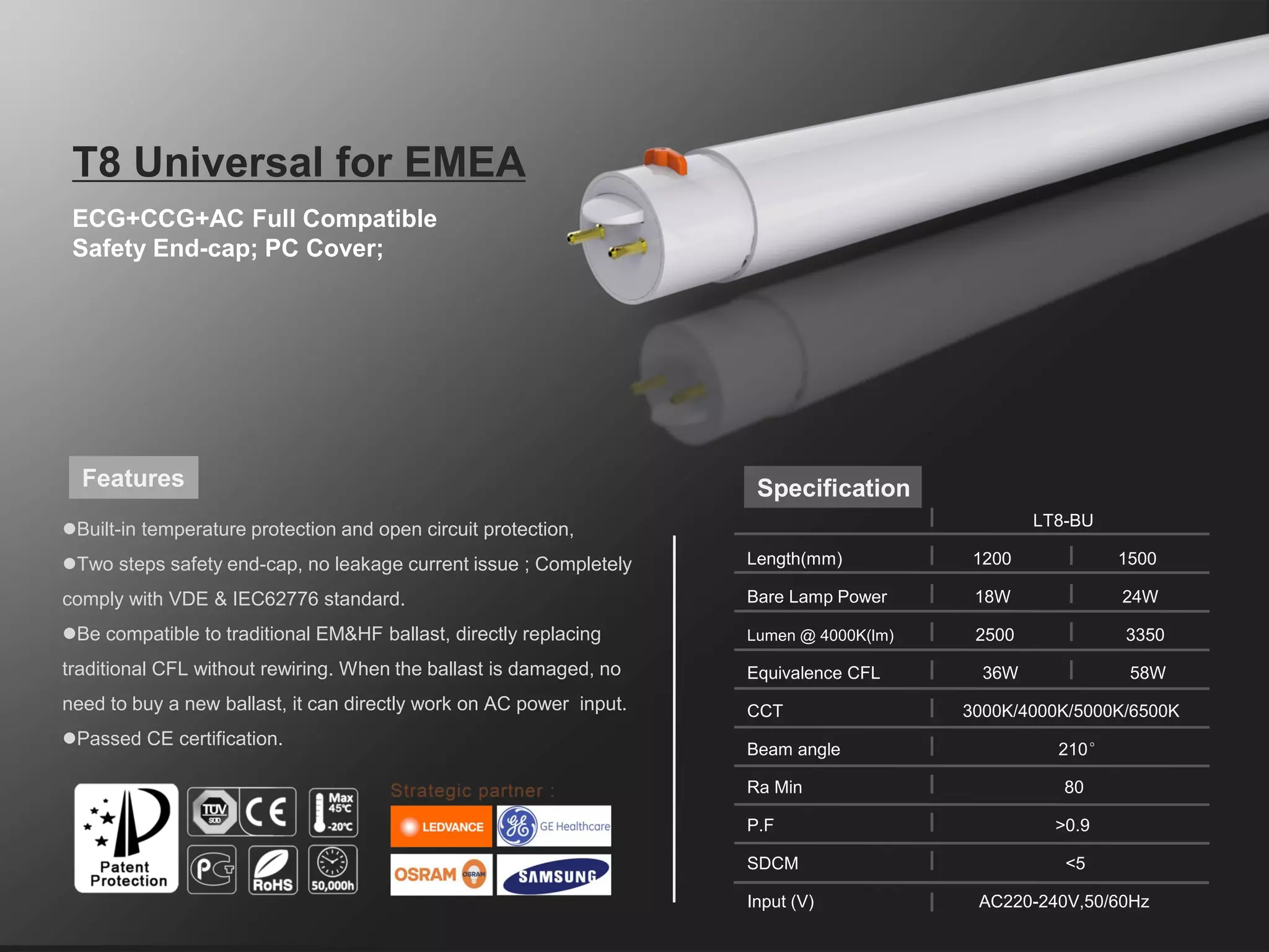 Product catalog of led tube lights | PDF