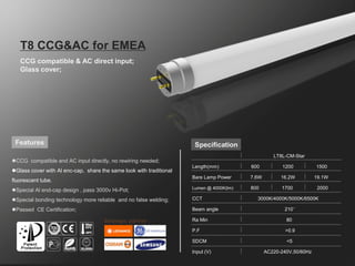 Product catalog of led tube lights | PDF