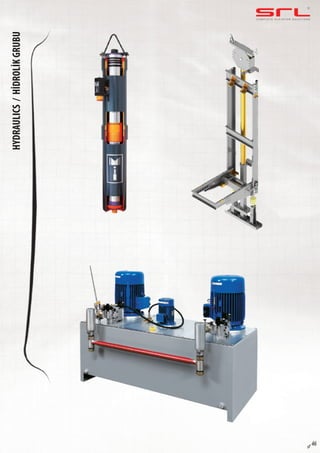 C O M P L E T E E L E VAT O R S O L U T I O N SHYDRAULICS/HİDROLİKGRUBU
sf 46
 