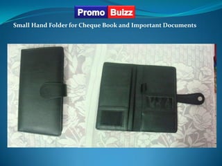 Small Hand Folder for Cheque Book and Important Documents
 