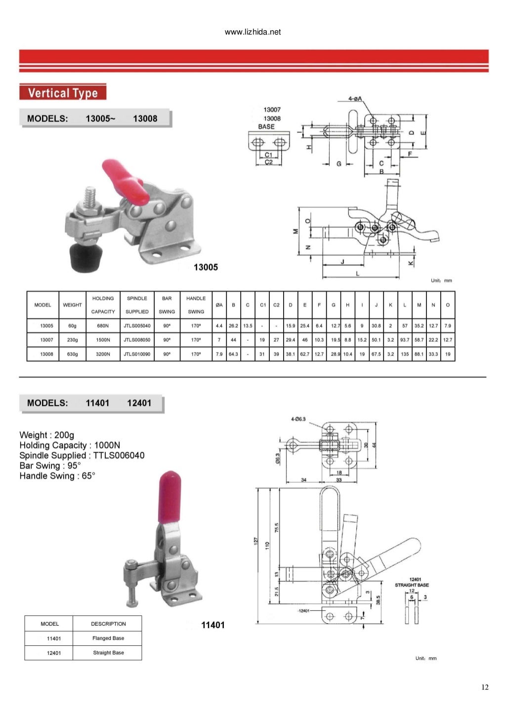 Toggle Clamp catalog