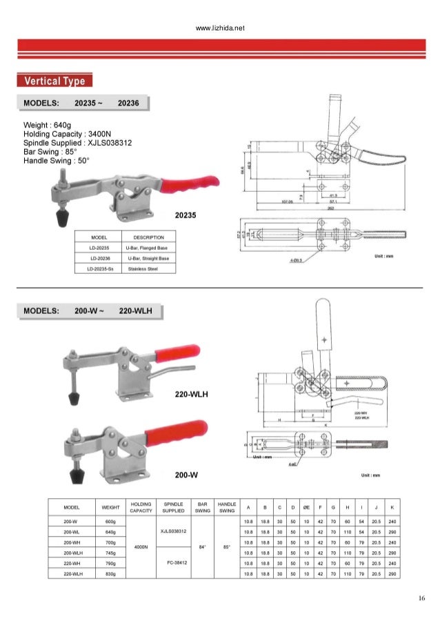 Toggle Clamp catalog