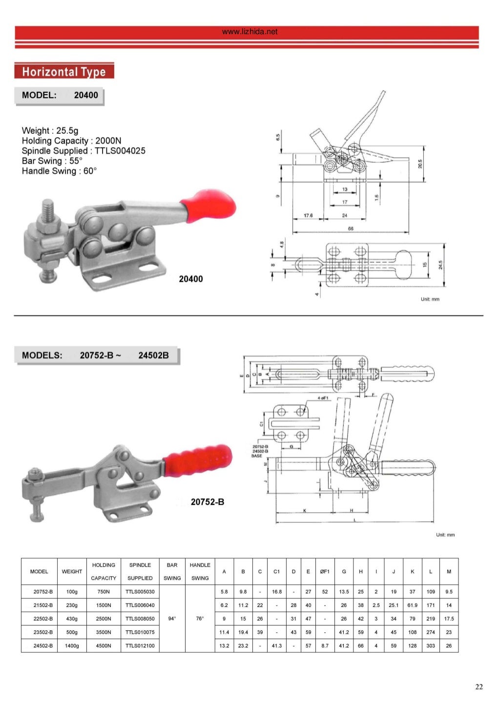 Toggle Clamp catalog