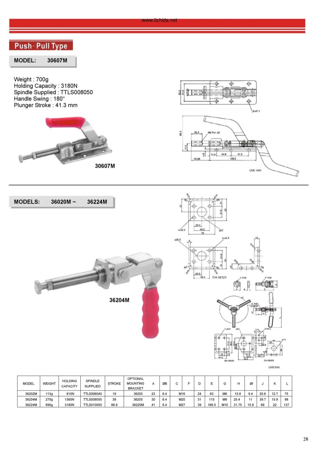 Toggle Clamp catalog