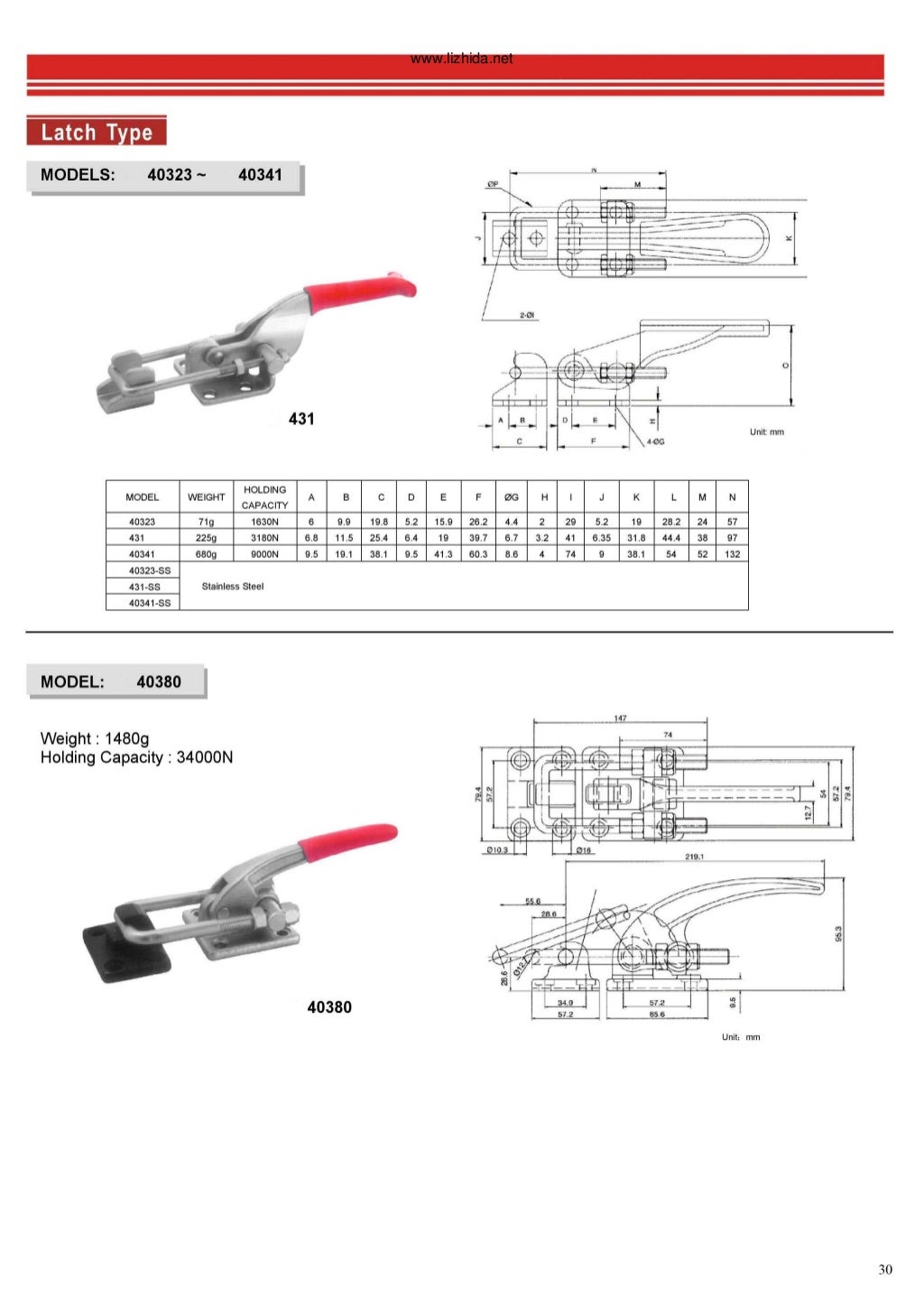 Toggle Clamp catalog