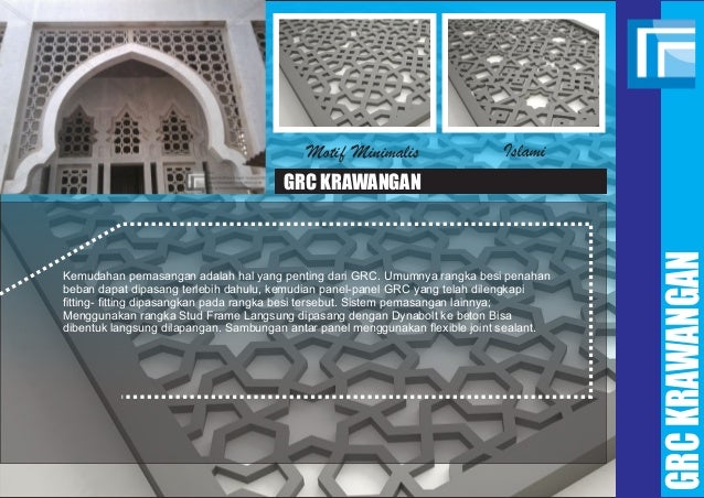 Product Catalogue - GRC BANGUN PERSADA Product Catalogue - GRC BANGUN PERSADA