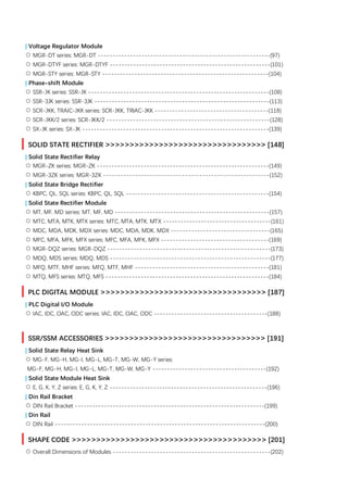 Solid State Relay Product catalogue [huimultd] v2.1 | PDF