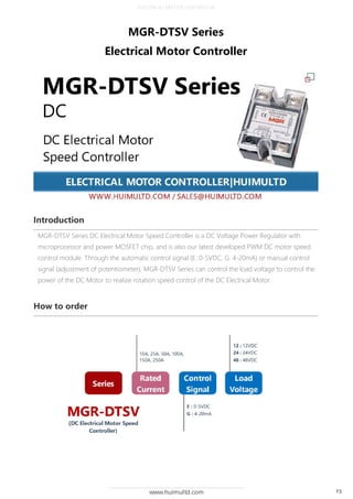 Solid State Relay Product catalogue [huimultd] v2.1 | PDF