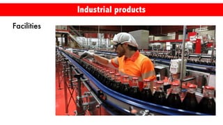 Industrial products
Servicio de
posventa
Facilities
 