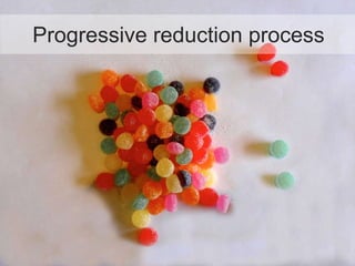 Progressive reduction process
 