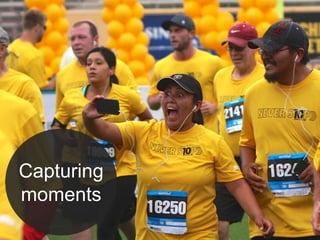 The good and the bad of mobile
Social connection
Capturing
moments
 