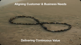 Delivering Continuous Value
Aligning Customer & Business Needs
 