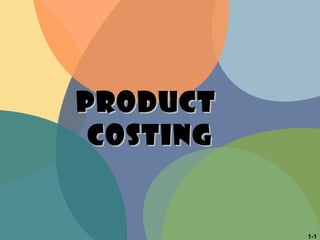 PRODUCT  COSTING 