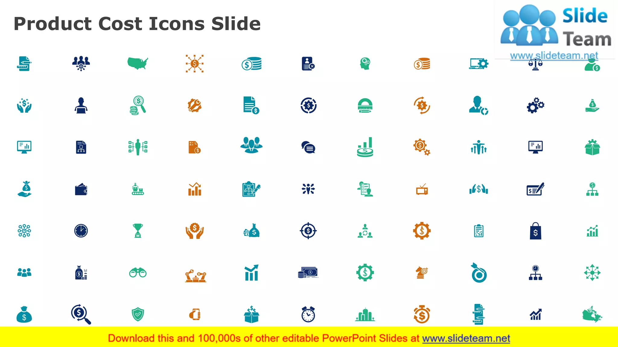Product Cost Icons Slide
55
 