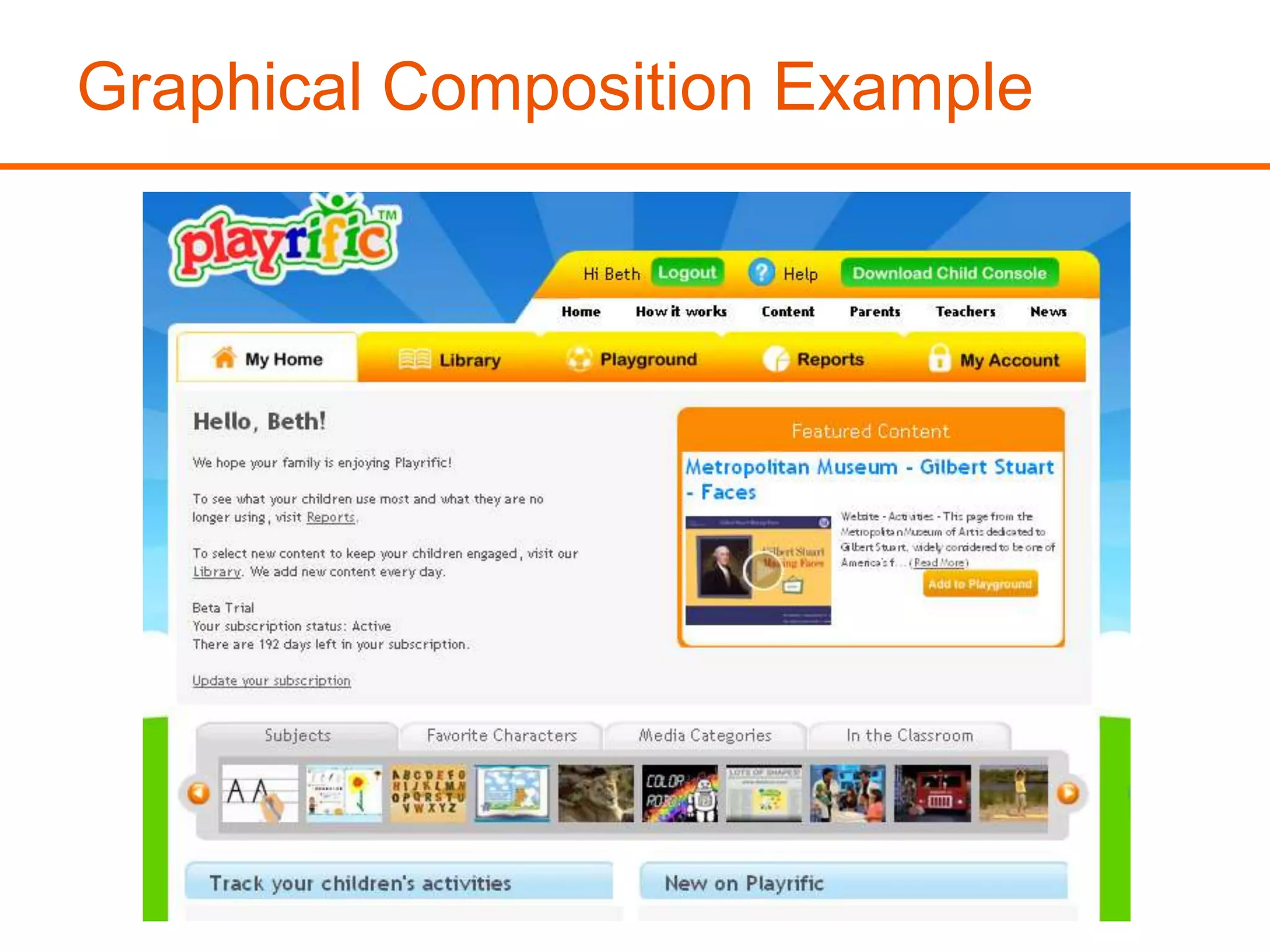 Graphical Composition Example
 