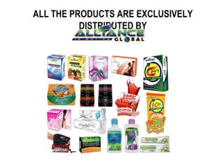 ALL THE PRODUCTS ARE EXCLUSIVELY 
DISTRIBUTED BY 
