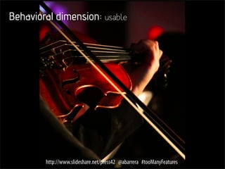 Visceral dimension: Attractiveness




                   Symmetry,	
 