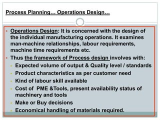 Product design and process selection | PPTX