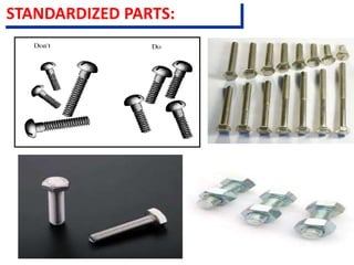 STANDARDIZED PARTS:
 