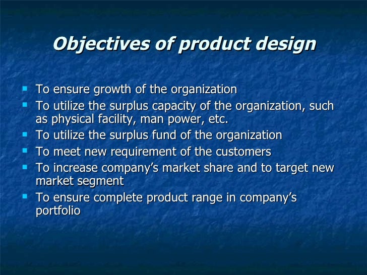 Product design concept