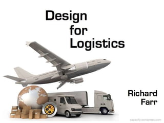 capacify.wordpress.com
Design For Logistics
Richard Farr
 
