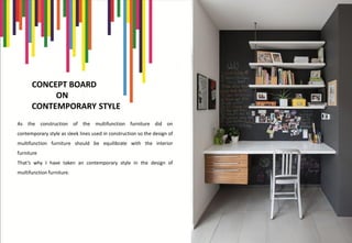 Product design multi function furniture | PDF