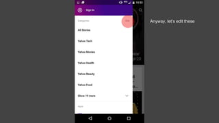 Yahoo! App Mobile App Design Teardown | PDF